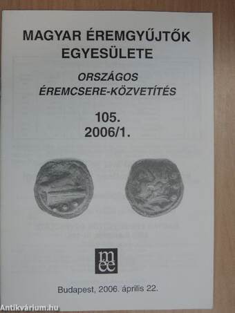 Országos éremcsere-közvetítés 2006/1.