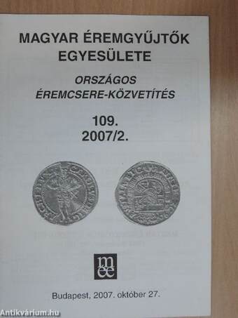 Országos éremcsere-közvetítés 2007/2.