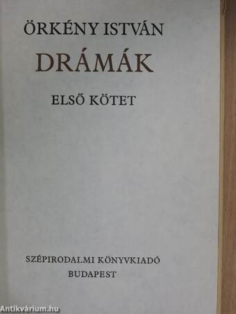 Drámák 1-3.