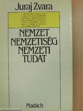 Nemzet, nemzetiség, nemzeti tudat