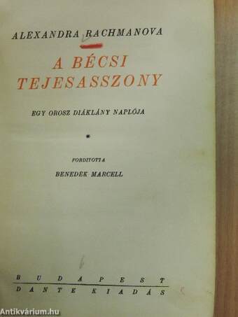 A bécsi tejesasszony