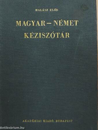 Magyar-német kéziszótár