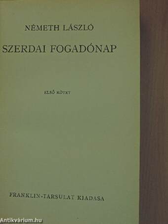 Szerdai fogadónap I-II.