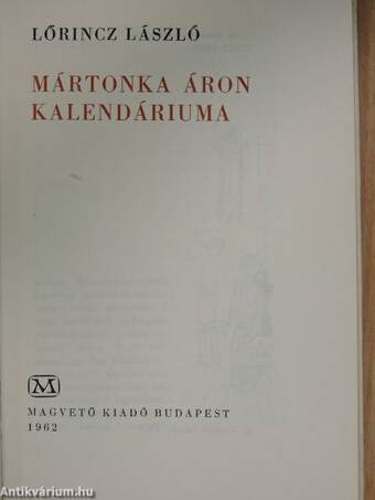 Mártonka Áron kalendáriuma