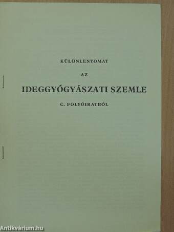 A periodikus lateralizált epileptiform működészavar klinikai jelentőségéről/Treponema agglutinációs reakció a neurosyphilis liquor diagnosztikájában