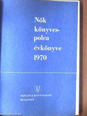 Nők könyvespolca évkönyve 1970