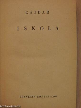 Iskola