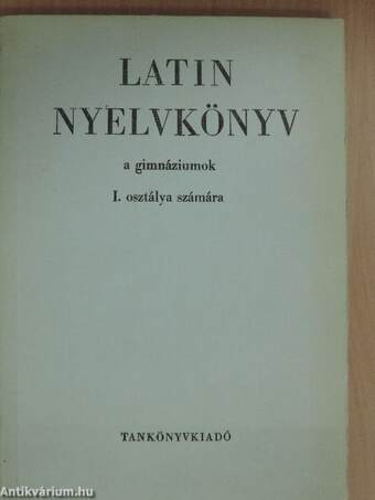 Latin nyelvkönyv I.