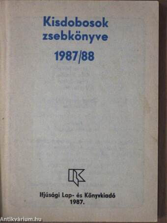 Kisdobosok zsebkönyve 1987/88