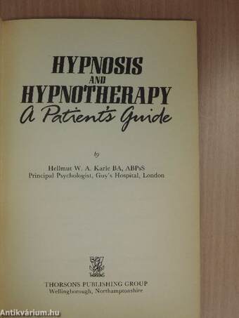 Hypnosis and Hypnotherapy