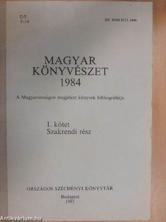 Magyar könyvészet 1984 I-II.