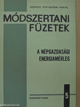 A népgazdasági energiamérleg