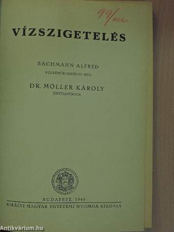 Vízszigetelés