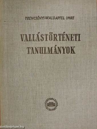 Vallástörténeti tanulmányok