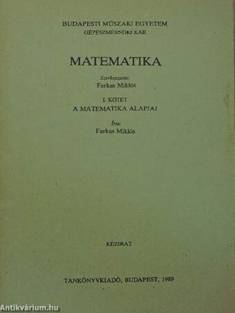 Matematika I.