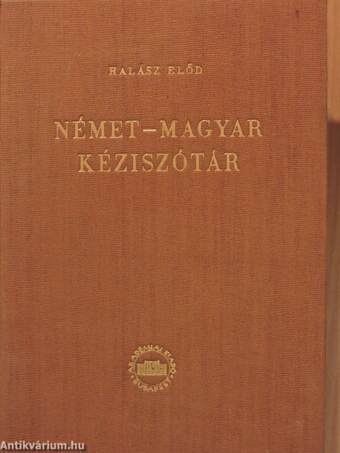 Német-magyar kéziszótár