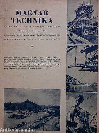 Magyar Technika 1946. augusztus