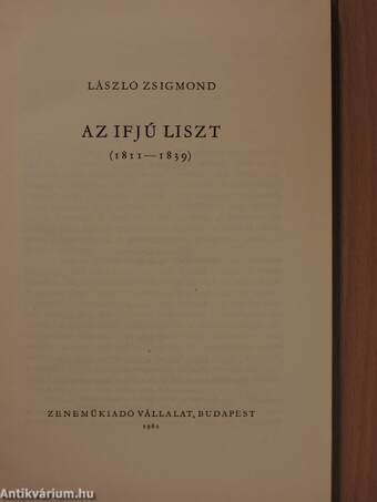 Az ifjú Liszt