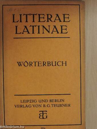 Litterae Latinae Wörterbuch