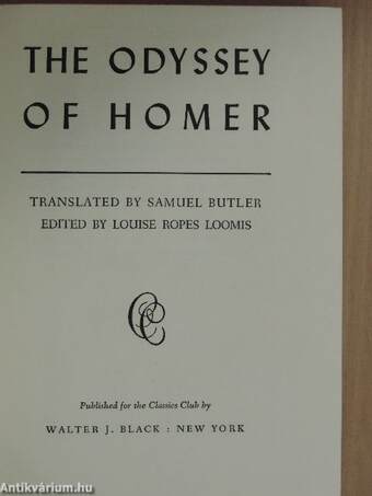 The Odyssey of Homer