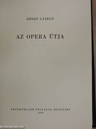 Az opera útja