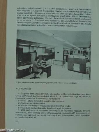 Ismertető a Központi Statisztikai Hivatalról 1975