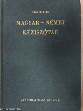 Magyar-német kéziszótár