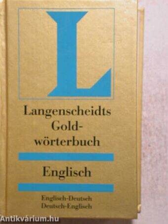 Langenscheidts Goldwörterbuch Englisch