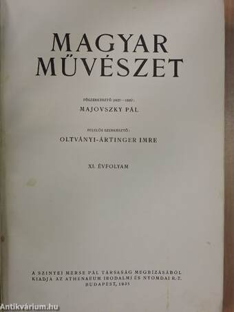 Magyar Művészet 1935/1-12.