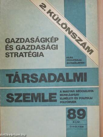 Társadalmi Szemle 1989. április 2. különszám