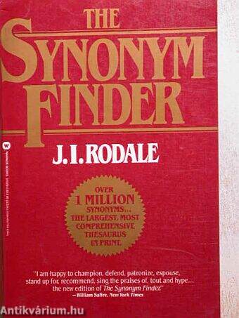 The Synonym Finder