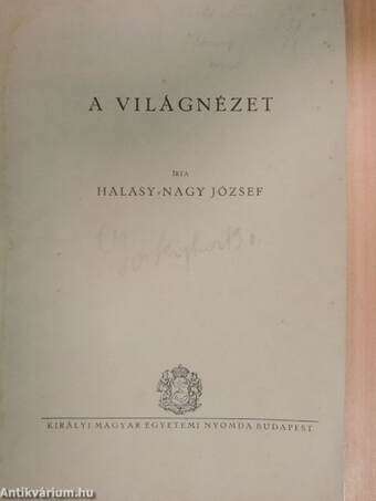 A világnézet