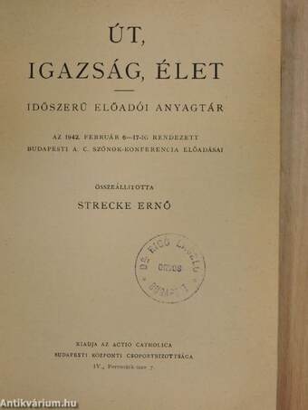 Út, igazság, élet