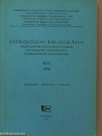 Hidrológiai bibliográfia 1972.
