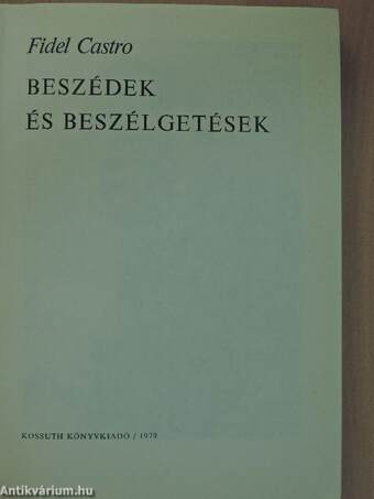 Beszédek és beszélgetések