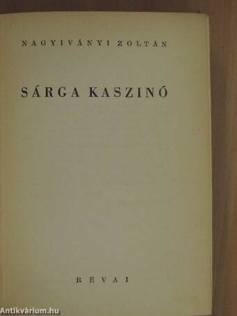 Sárga kaszinó