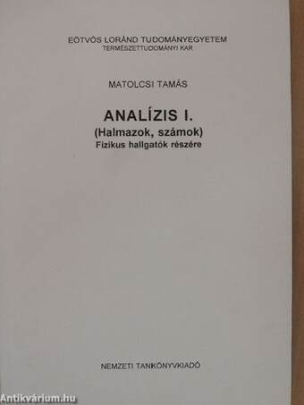 Analízis I.