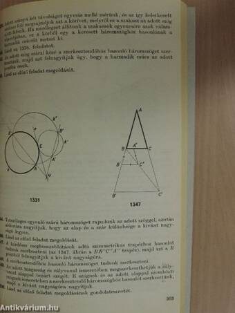 Geometriai feladatok gyűjteménye I.