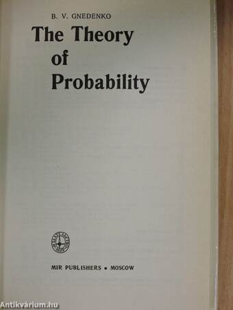 The Theory of Probability