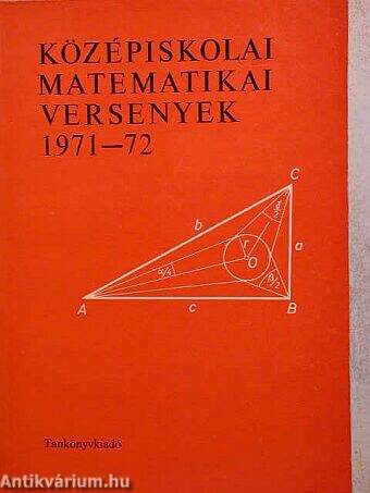 Középiskolai matematikai versenyek 1971-72