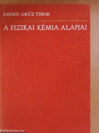 A fizikai kémia alapjai