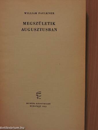 Megszületik augusztusban