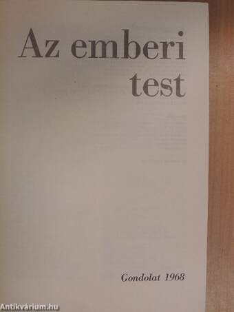 Az emberi test 1-2.