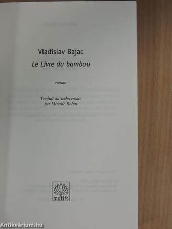 Le livre du bambou