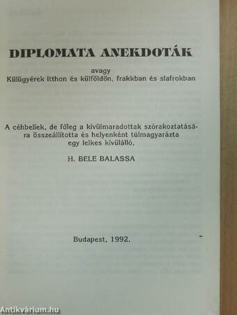 Diplomata anekdoták