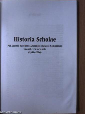 Historia Scolae