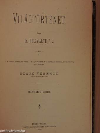 Világtörténet III. (töredék)