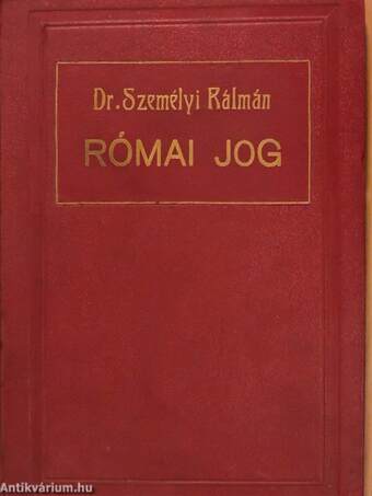 Római jog I.