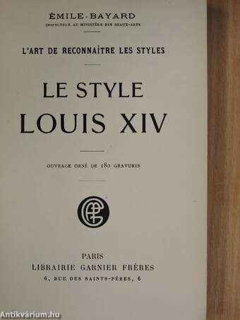 Le style Louis XIV