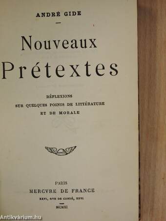 Nouveaux Prétextes